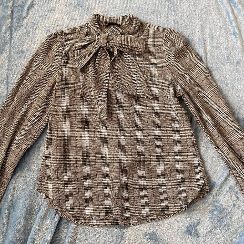 Shein Plaid Blouse